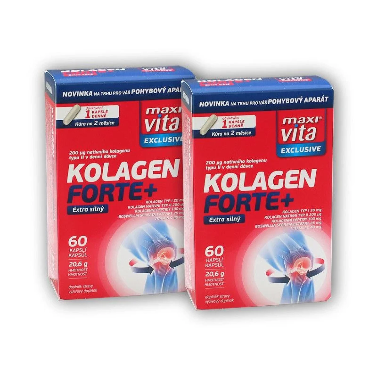 Maxivita Exclusive Kolagen Forte+ 60 kapslí · záber 2