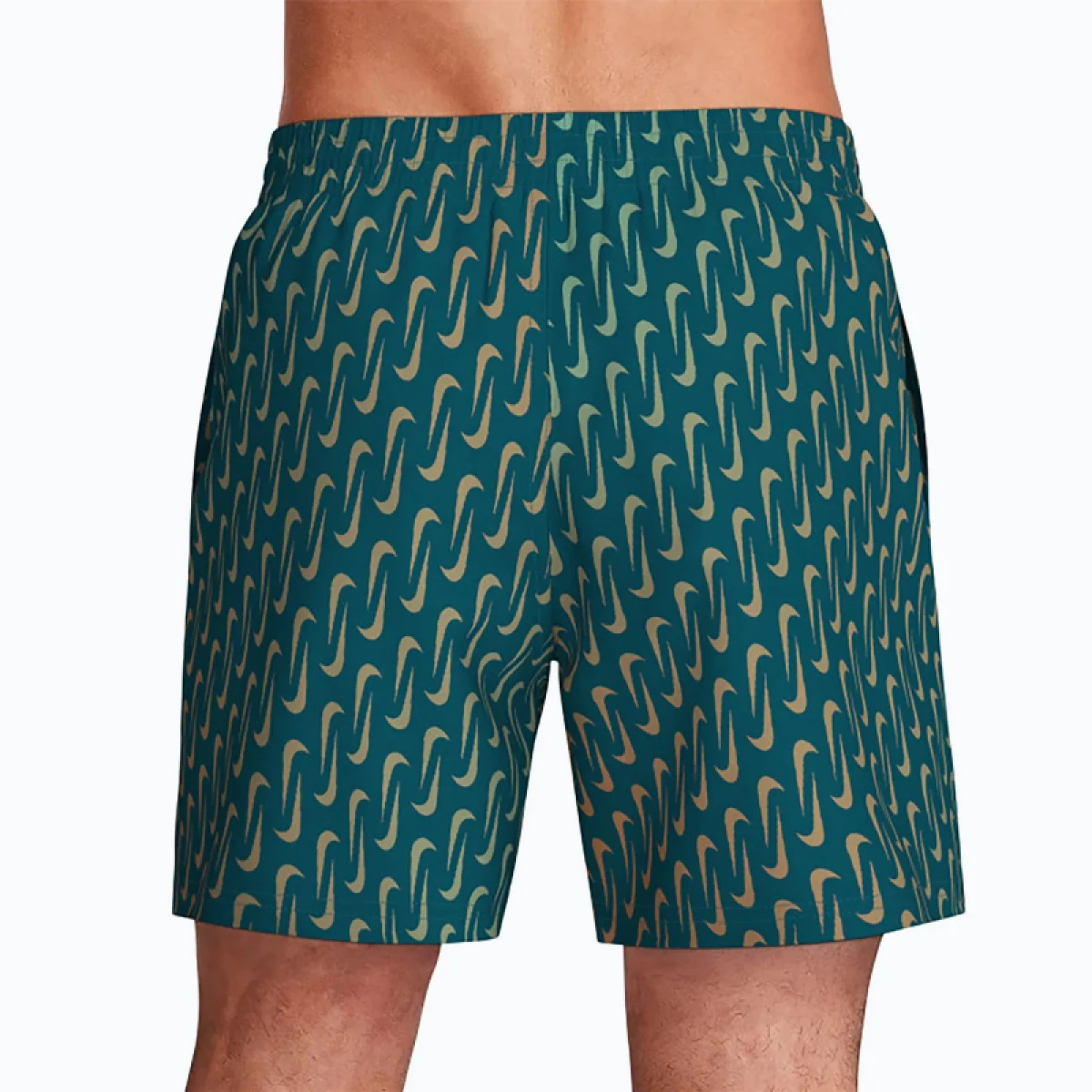 Férfi fürdőnadrág NIKE SWIM Breaker Swoosh 5 GREEN ABYSS · záber 2
