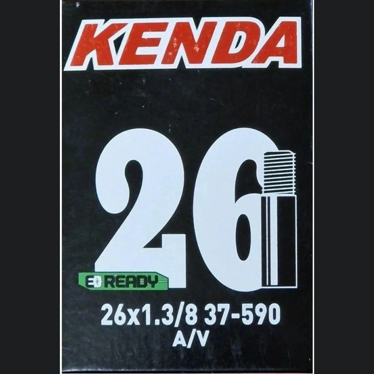 Kenda 26x1.3/8 (37-590) AV duše (VÝPRODEJ) · záber 2
