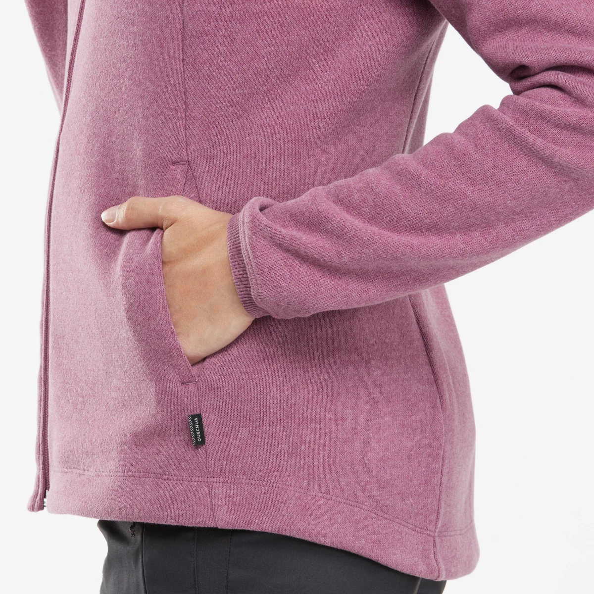 QUECHUA Dámska turistická mikina NH150 2XL · záber 2