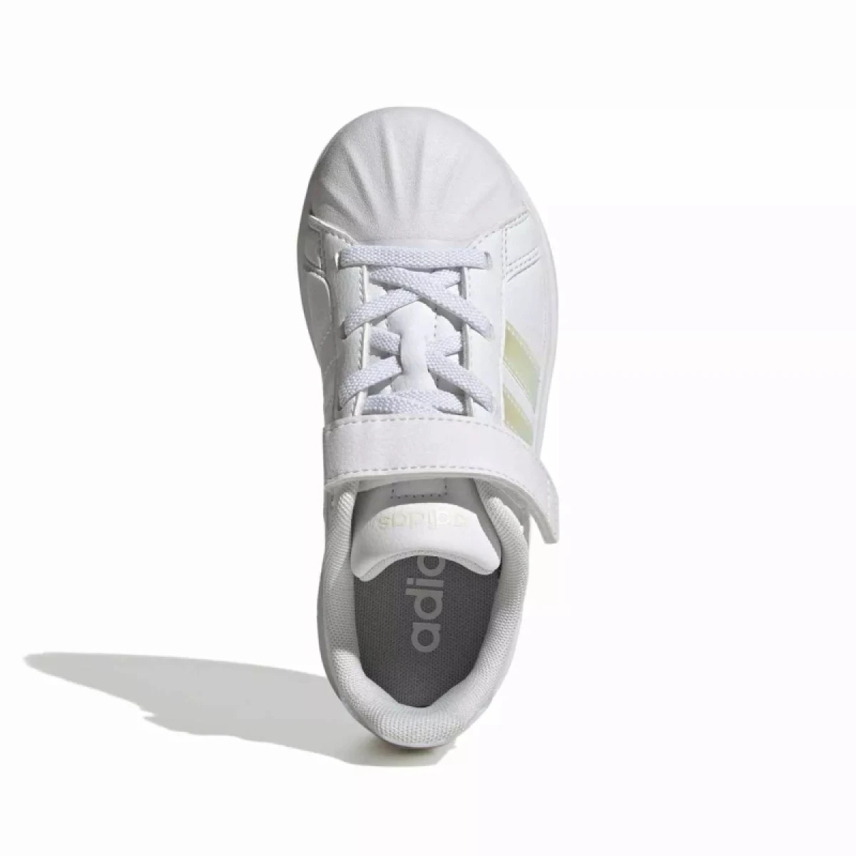 Dievčenská rekreačná obuv ADIDAS Streettalk K cloud white iridescent core white · záber 4