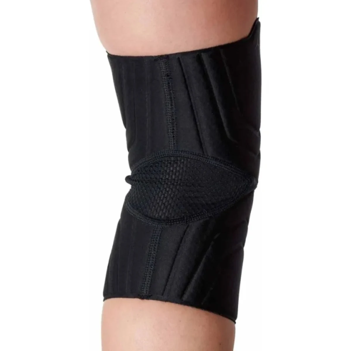 Fitness chránič NIKE PRO OPEN PATELLA KNEE SLEEVE 3.0 BLACK WHITE · záber 3