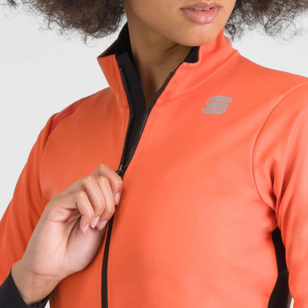 Dámská cyklistická bunda SPORTFUL Fiandre medium w jacket, pompelmo · záber 5