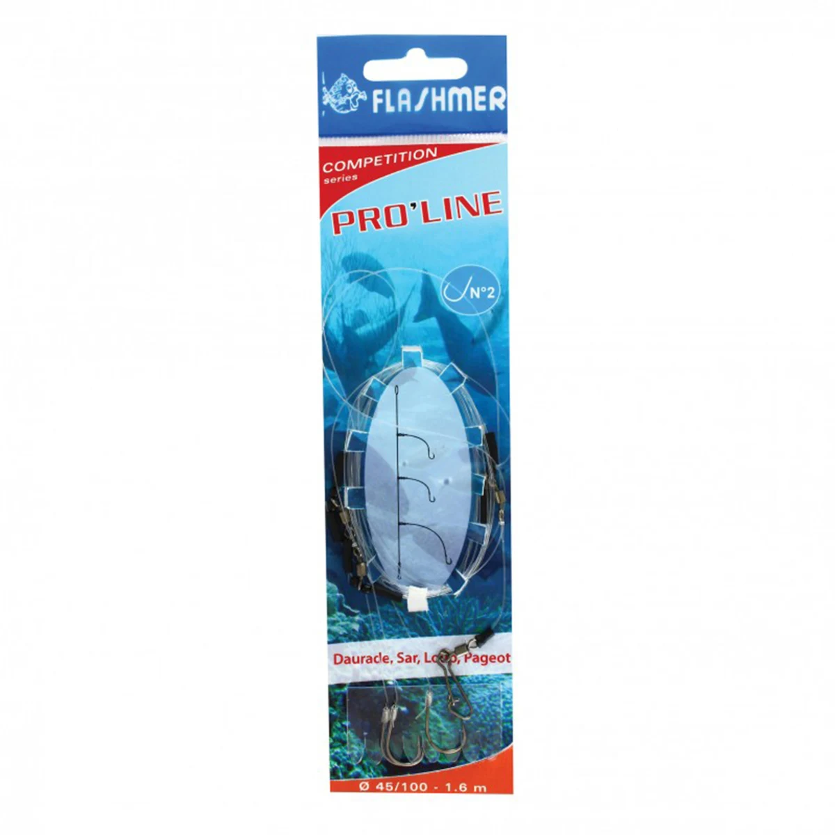 FLASHMER Rybársky nadväzec na surfcasting Pro Line s 2 háčikmi č. 4 0 · záber 1