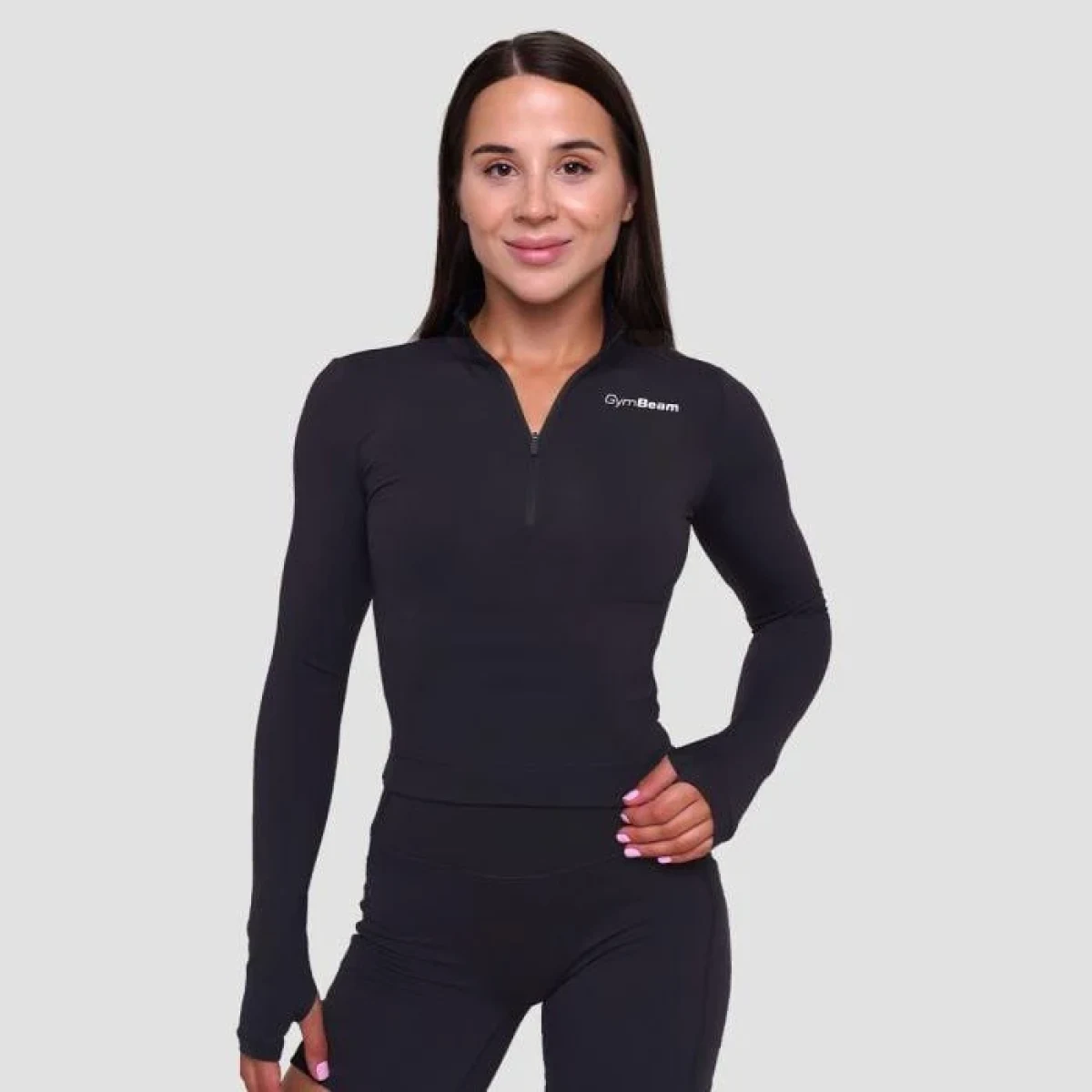 GymBeam Dámský sportovní top Ignite Black - Velikost: L | Barva: čierna | Hmotnost: 0,18 kg | Balení: 80 · záber 11