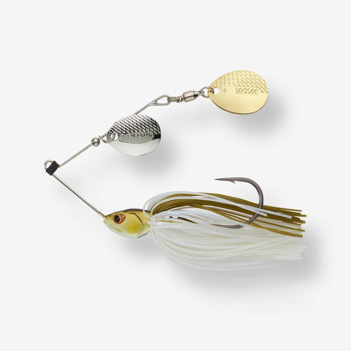 CAPERLAN Nástraha spinnerbait Spino CPT 10,5 g AYU bez · záber 1
