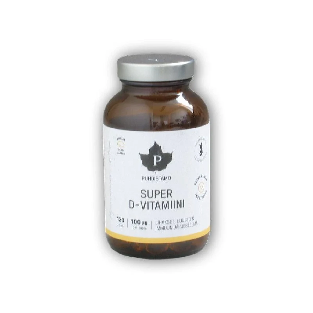 Puhdistamo Super D-Vitamiini 4000IU 120 kapslí · záber 1