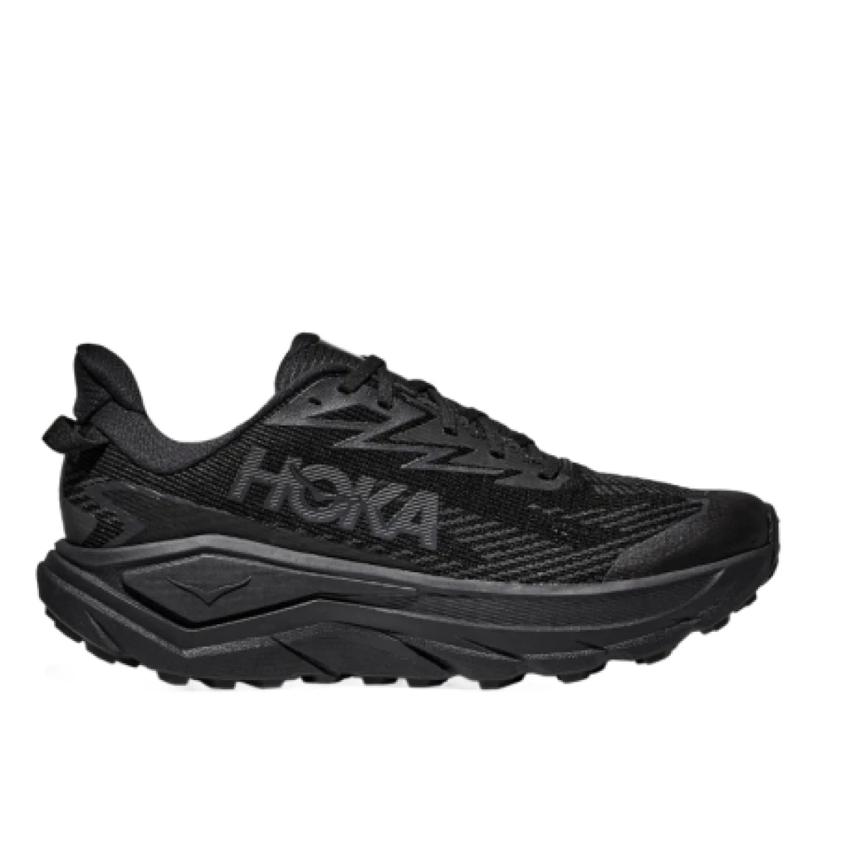Pánska bežecká trailová obuv HOKA Challenger 8 GTX M black carbon black · záber 1