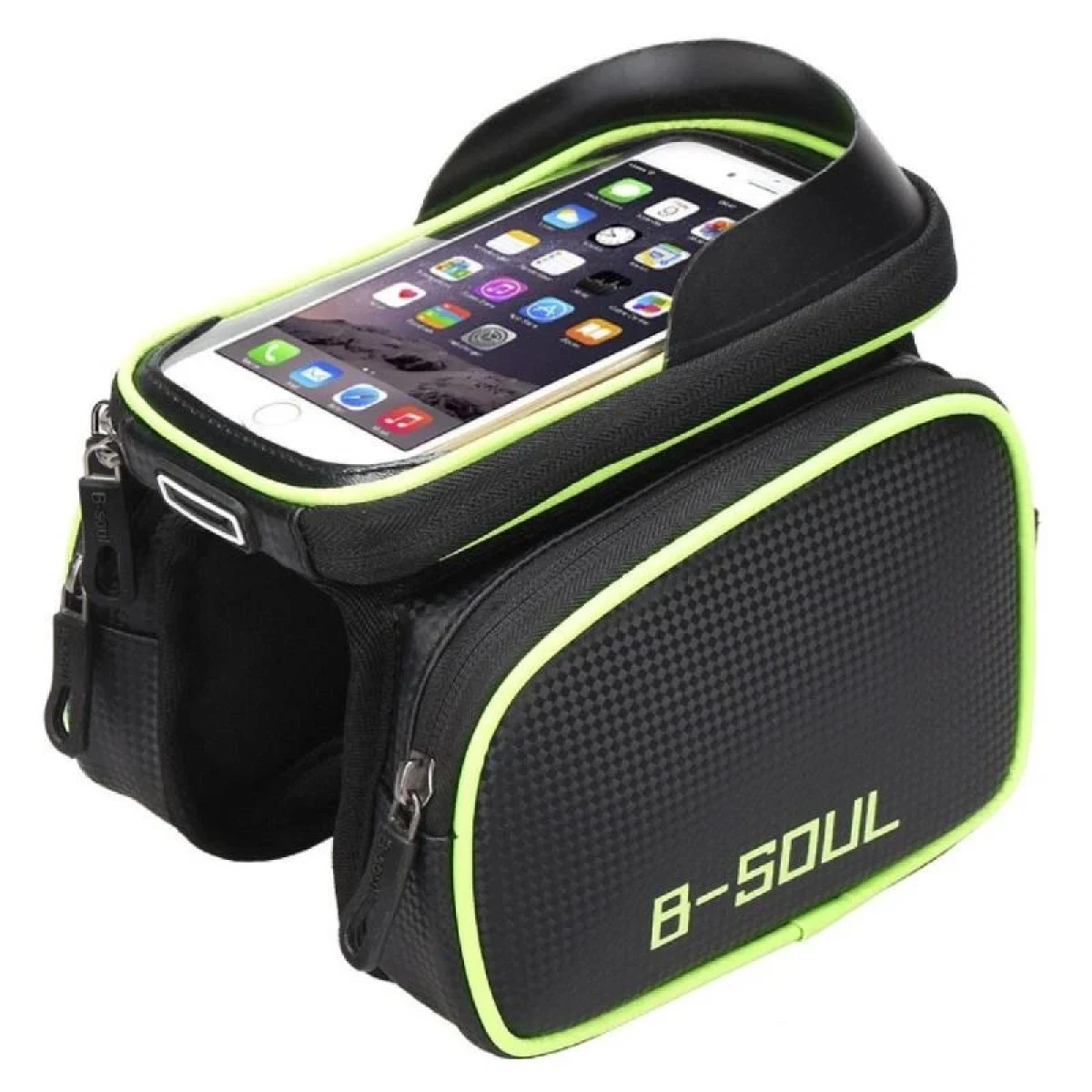 B-SOUL Tube 1.0 brašna na rám zelená · záber 1