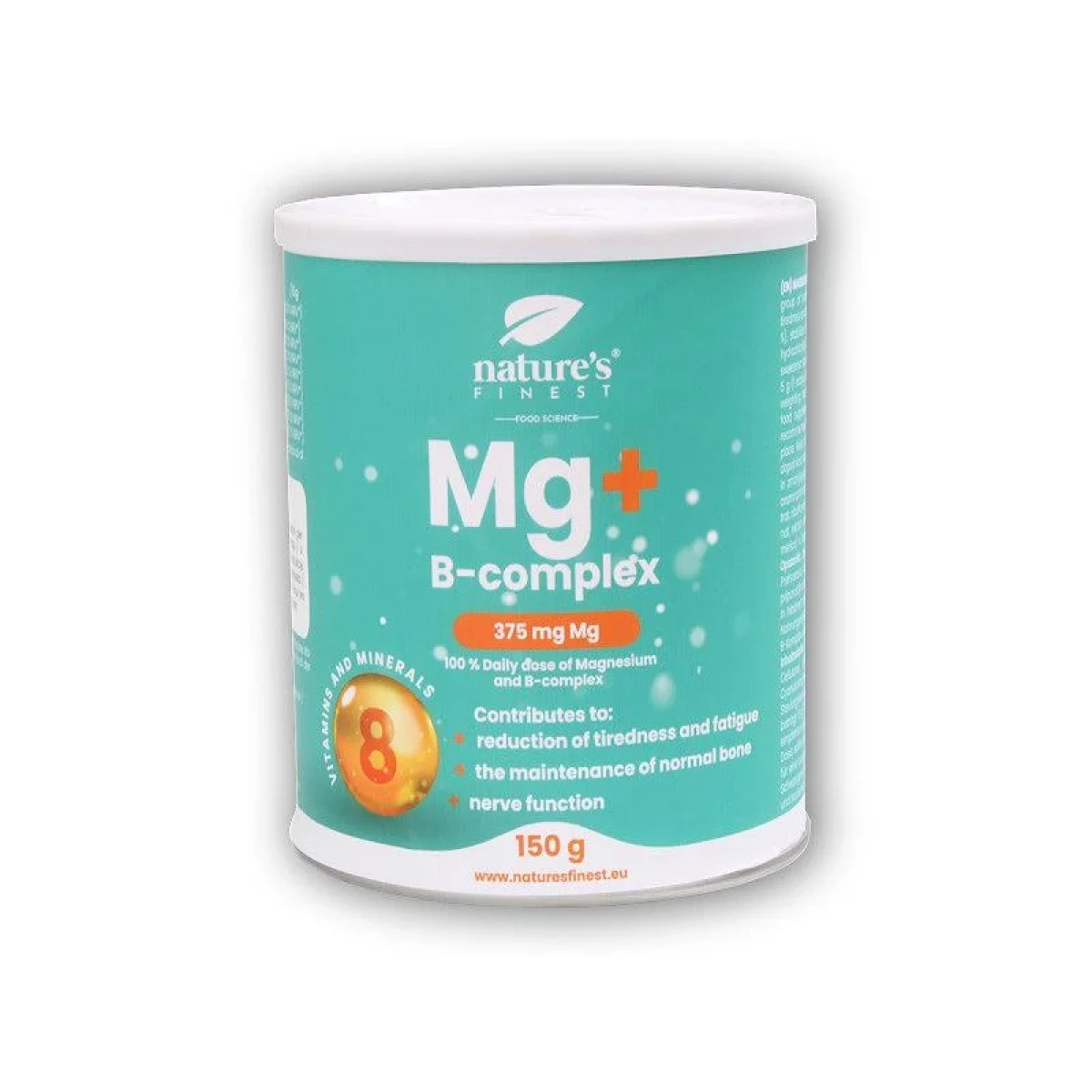 Natures Finest Magnesium + B-Complex 150g Hořčík + B-komplex · záber 1
