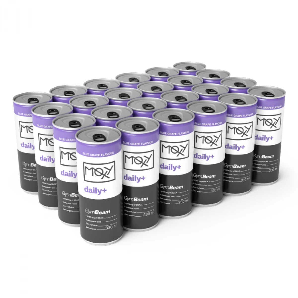 GymBeam MOXY daily+ 330 ml modré hrozno · záber 2