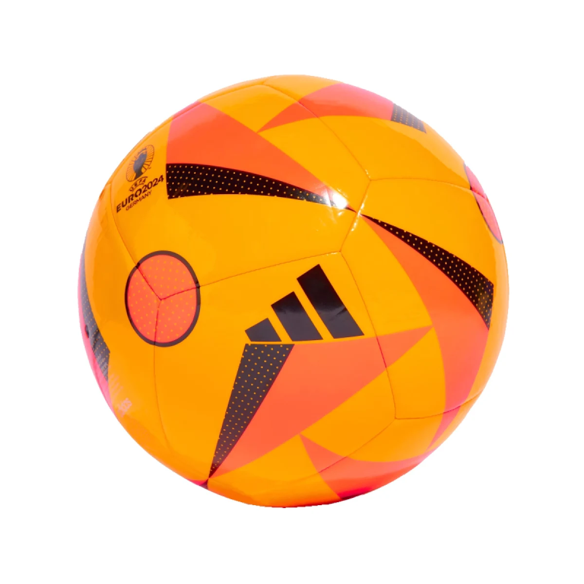 Fotbalový míč ADIDAS EURO24 CLB SOGOLD SOLRED BLACK · záber 2