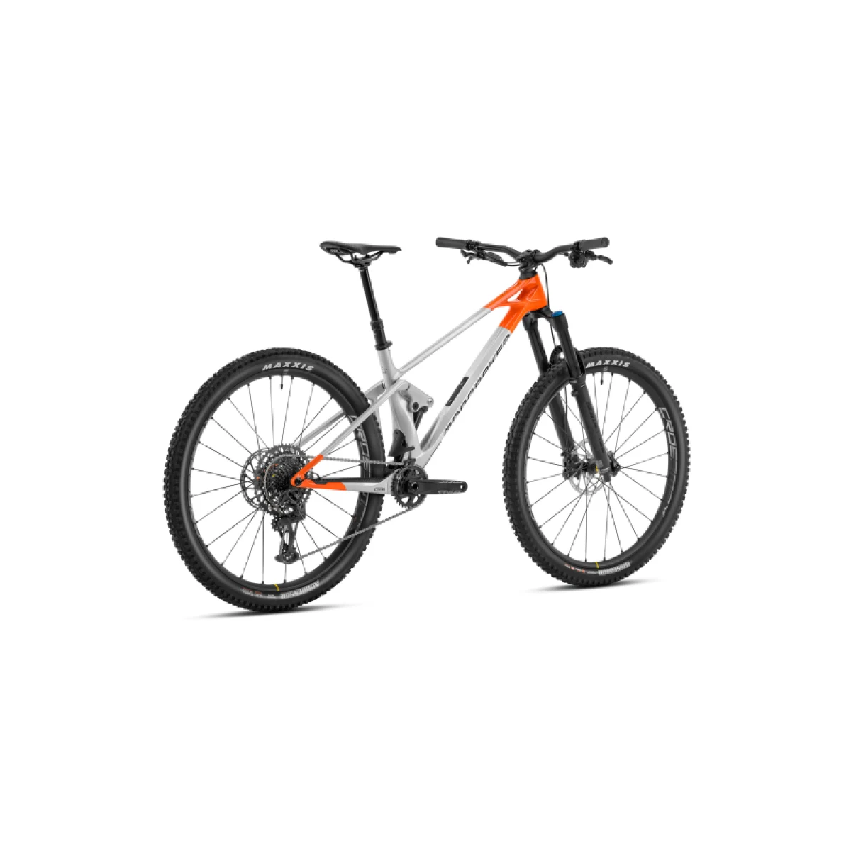 Horské kolo MONDRAKER Raze Carbon R, racing silver orange · záber 3