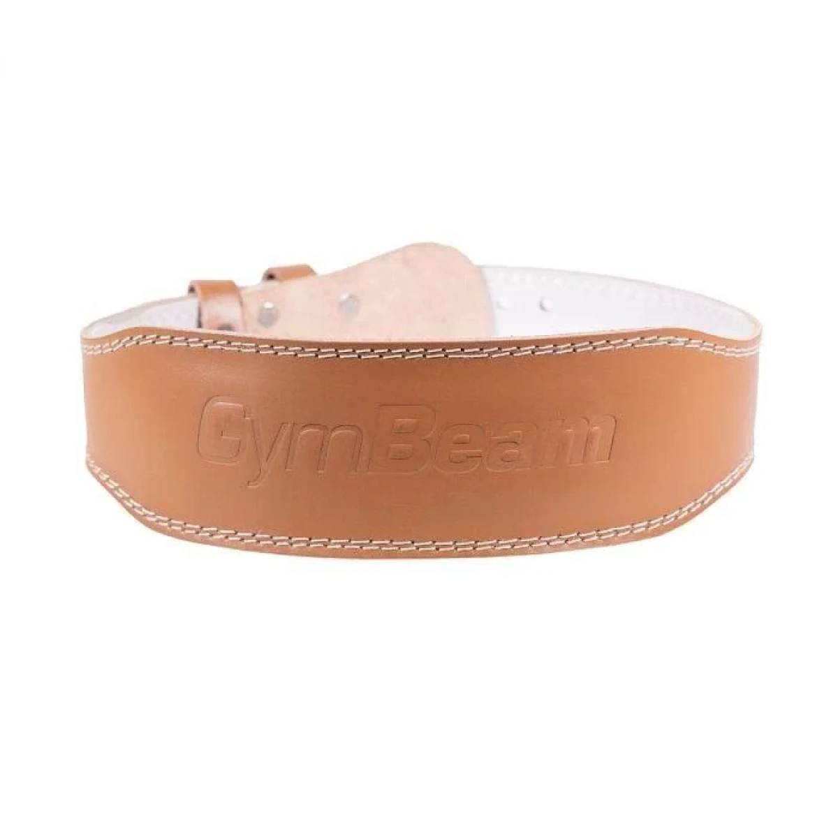 GymBeam Fitness opasek celokožený brown - Velikost: S | Barva: hnedá | Hmotnost: 0,425 kg | Balení: 20 · záber 7