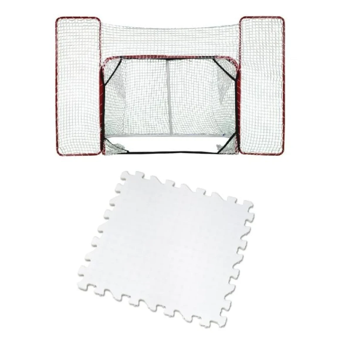 Merco Target branka s postranní sítí + Winnwell Dryland Tiles (10ks) střelecká deska · záber 1