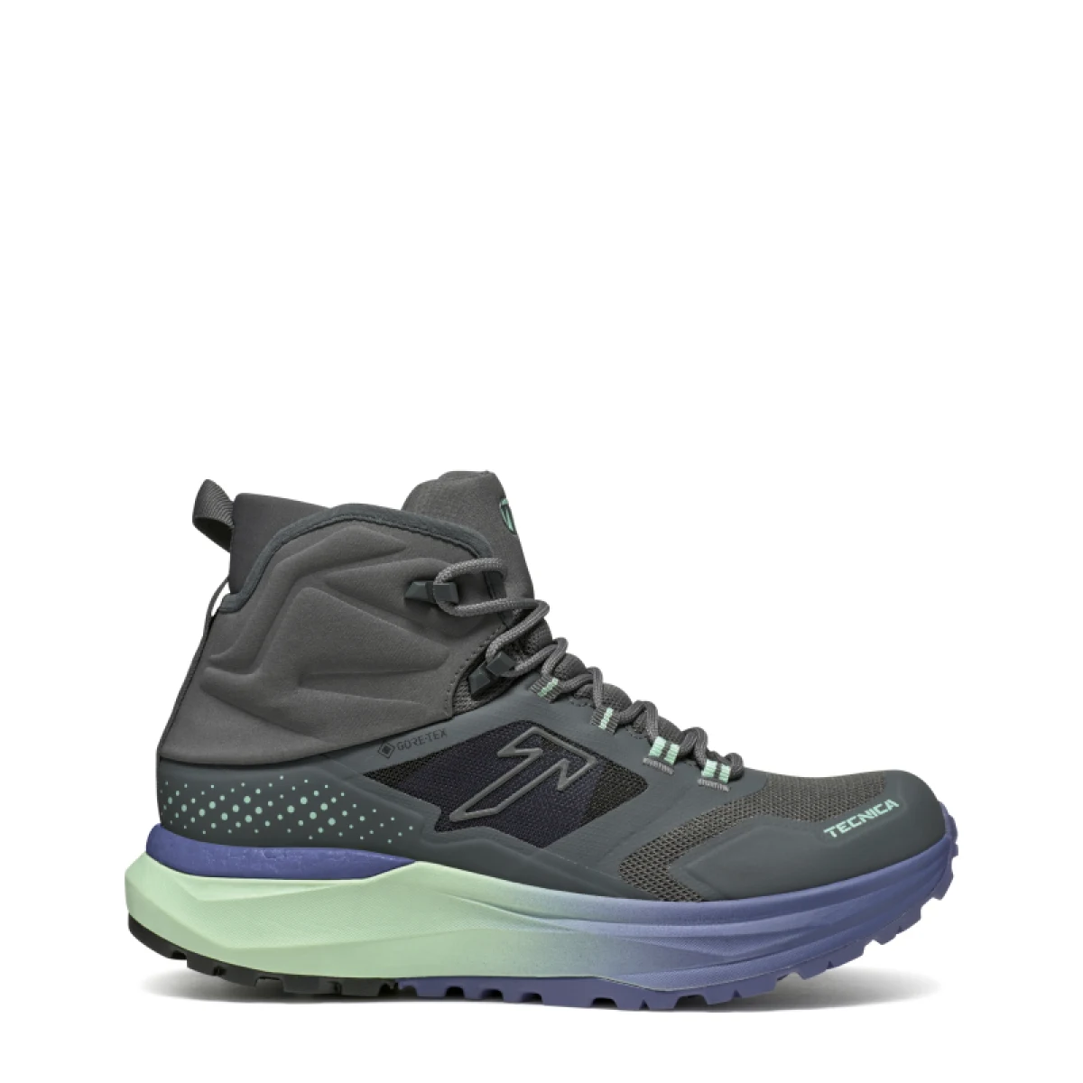Dámská kotníková turistická obuv TECNICA Agate S MID GTX, black violet · záber 2