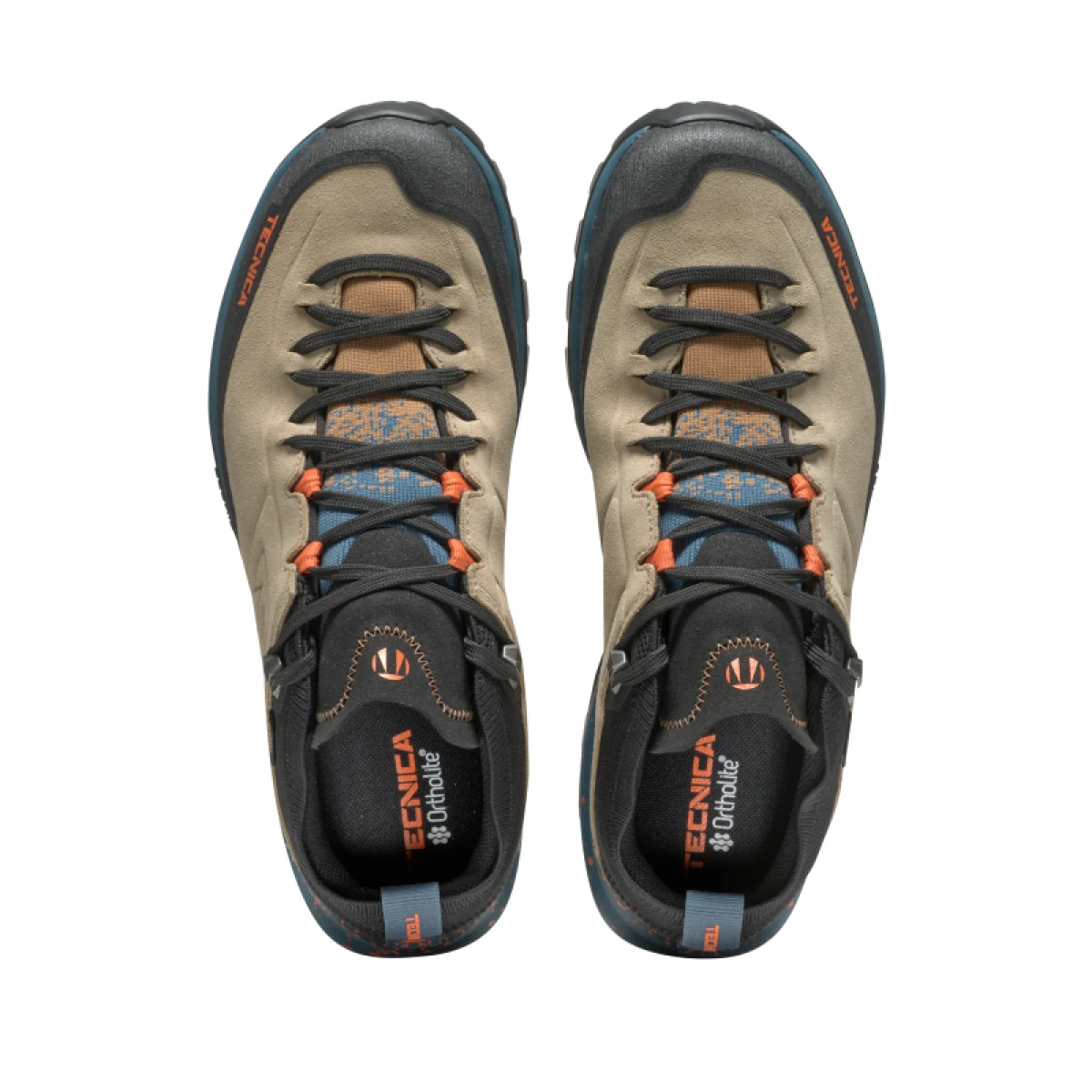 Pánská nízká turistická celokožená obuv TECNICA Forge Hike GTX Ms, sand icon orange · záber 5