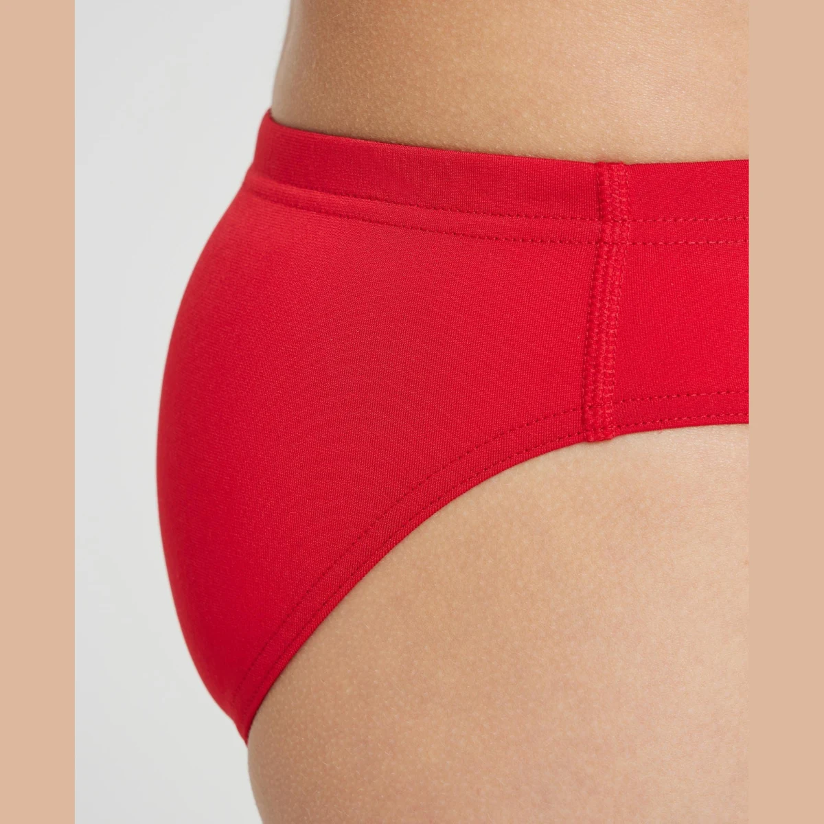 Arena Team Swim Brief Solid Boys - Veľkosť: 152 | Farba: červená · záber 4