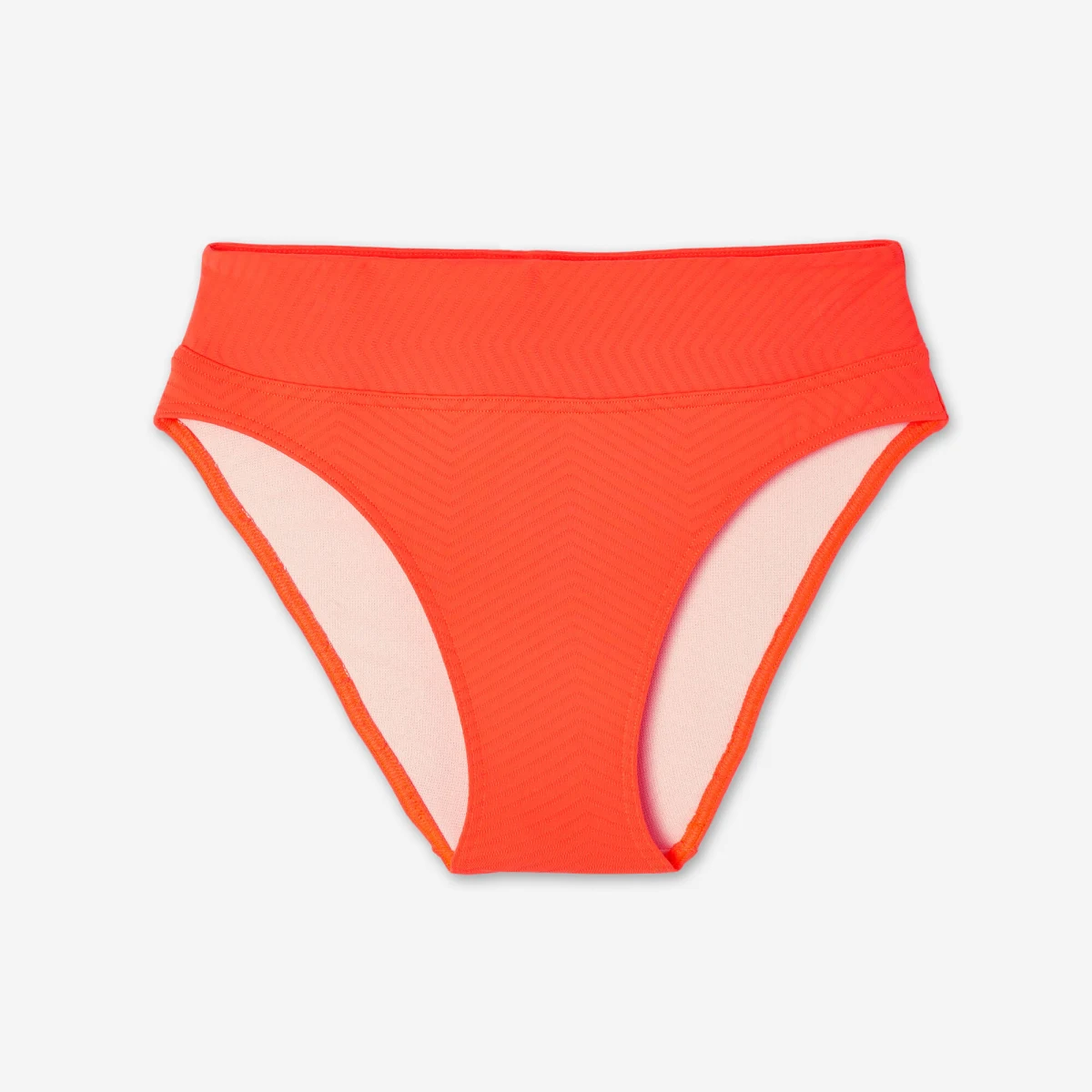 DECATHLON Dámsky spodný diel plaviek Nora na surf textúrovaný oranžový XL · záber 2