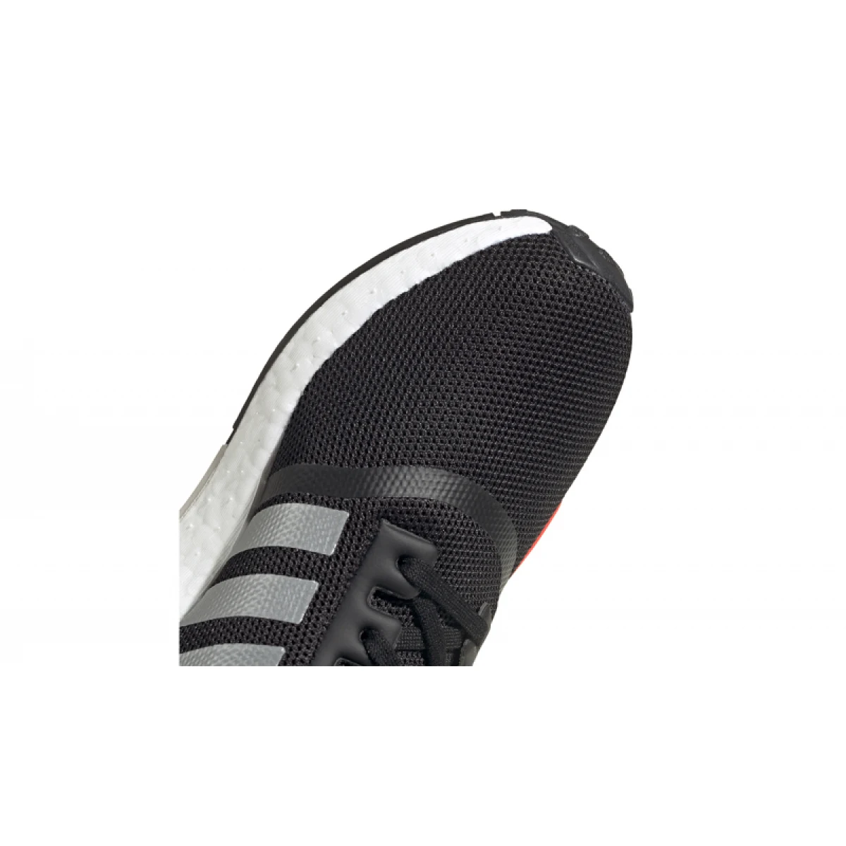 Juniorská rekreační obuv ADIDAS ORIGINALS NMD_R1 core JR black silver metallic solar red · záber 5