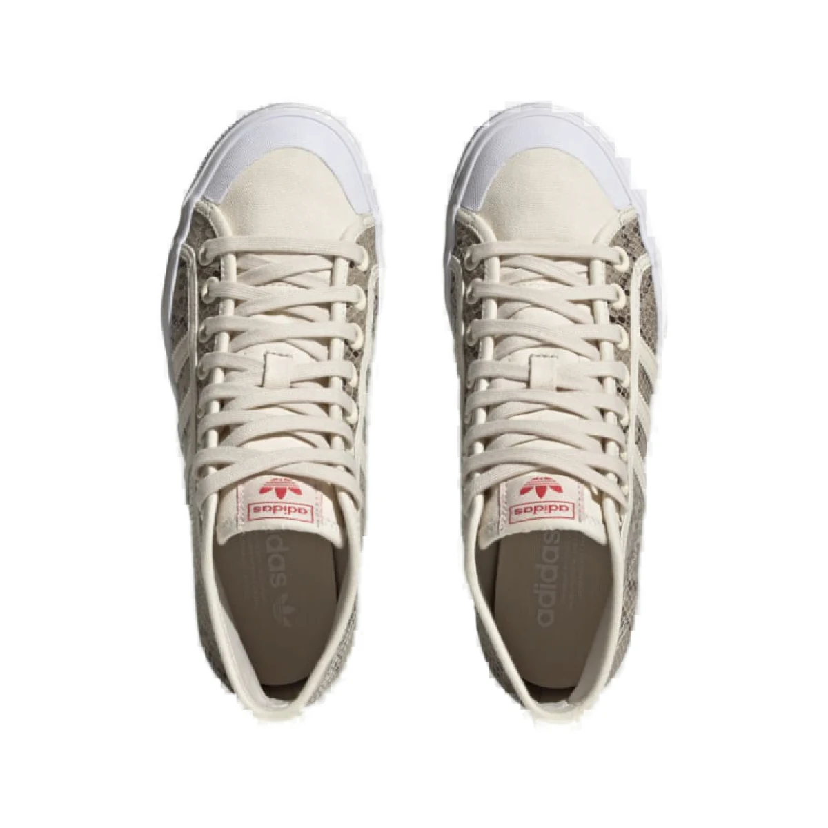 Dámská vycházková obuv ADIDAS ORIGINALS Nizza Platform Mid wonder white wonder white core black · záber 3