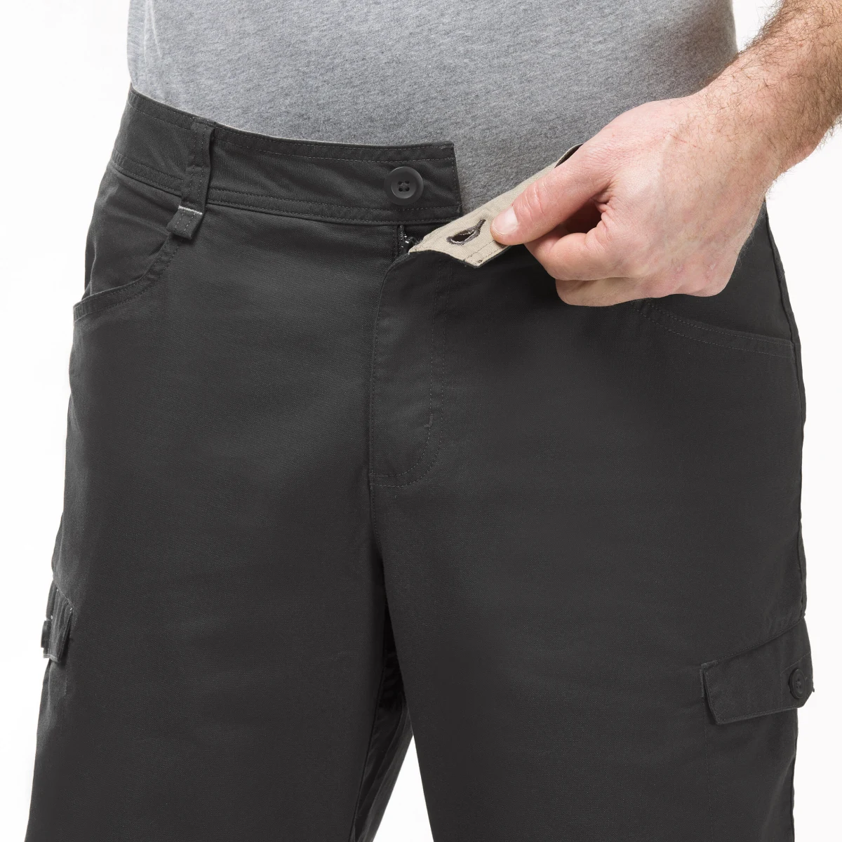 QUECHUA Pánske turistické bermudy NH500 2XL · záber 2