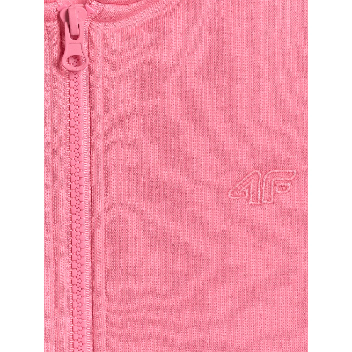 Dievčenská mikina so zipsom 4F JUNIOR SWEATSHIRT F2322-54S-PINK · záber 2
