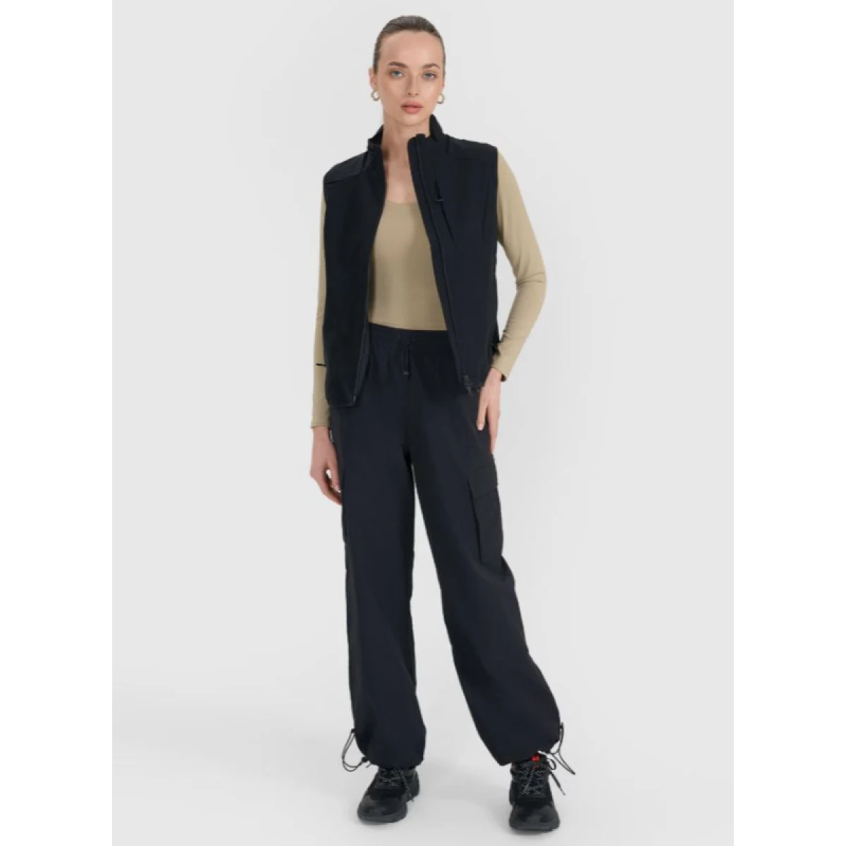 Dámská vesta 4F VEST JACKET-WSS25TVJAF188-20S-DEEP BLACK · záber 7