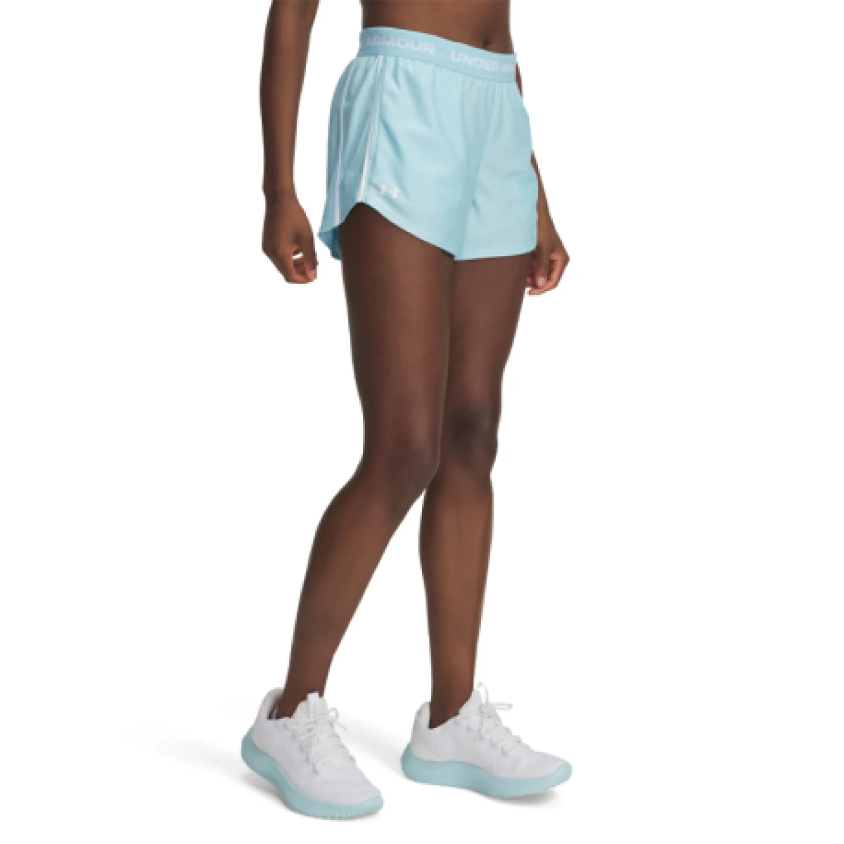 Dámské tréninkové kraťasy UNDER ARMOUR Tech Play Up Shorts-BLU · záber 1