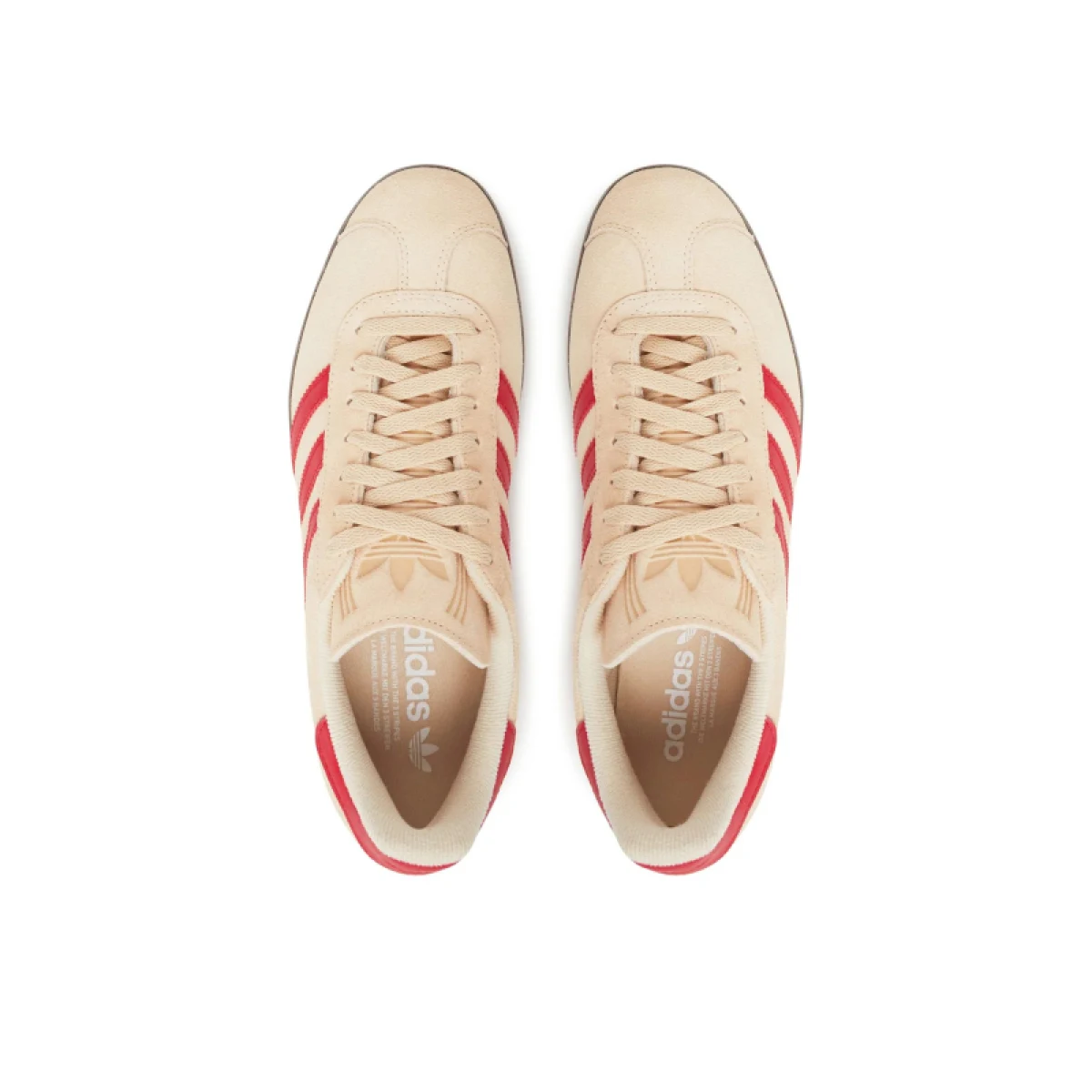 Pánská vycházková obuv ADIDAS ORIGINALS Gazelle sand strata better scarlet cloud white · záber 4
