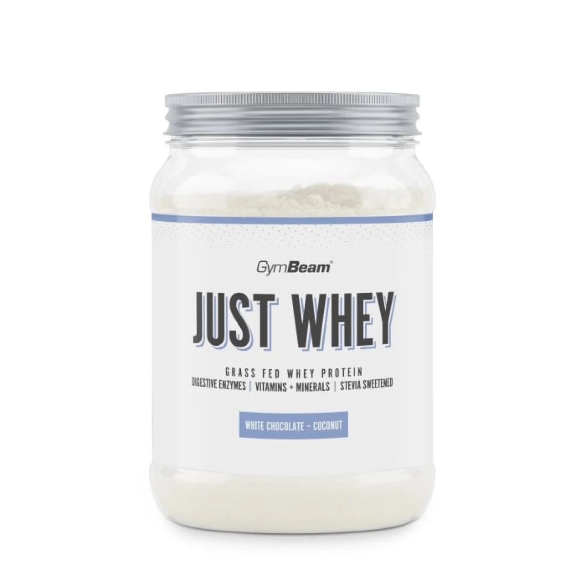 GymBeam Just Whey biela čokoláda kokos · záber 2