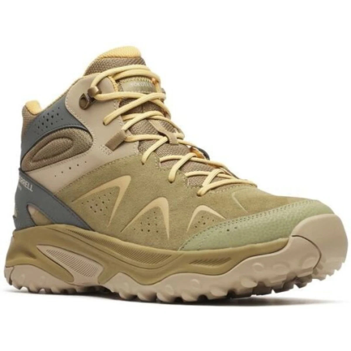 Pánska členková turistická obuv MERRELL Yokota 3 Mid GTX M drab · záber 1