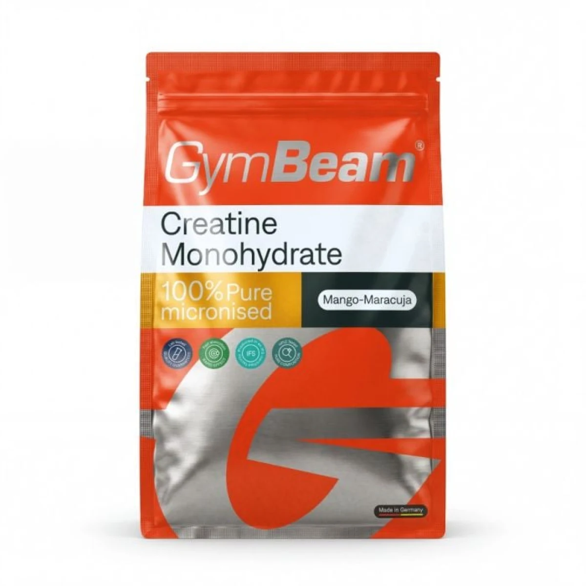 GymBeam 100 % Kreatín monohydrát mango marakuja · záber 6
