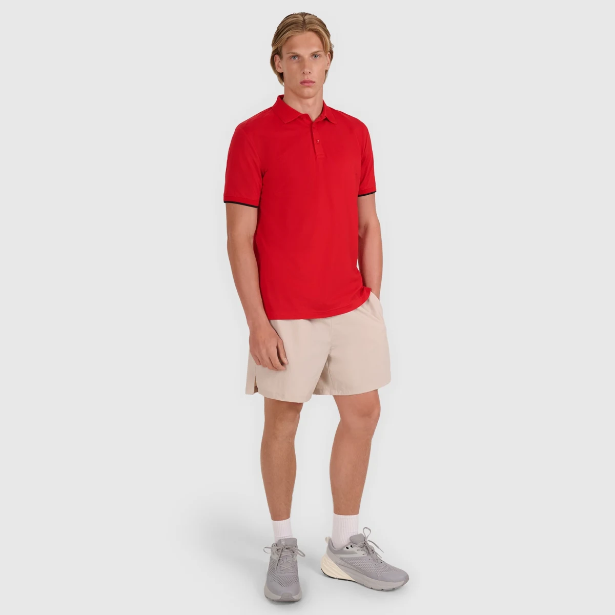 Pánské polo tričko regular - červené · záber 2