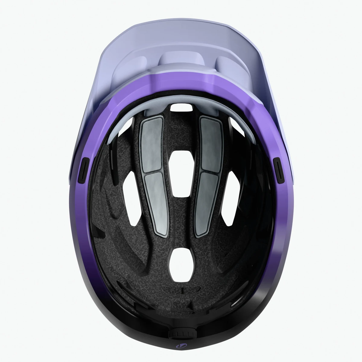 ROCKRIDER Prilba na horskú cyklistiku EXPL 500 fialová S · záber 2