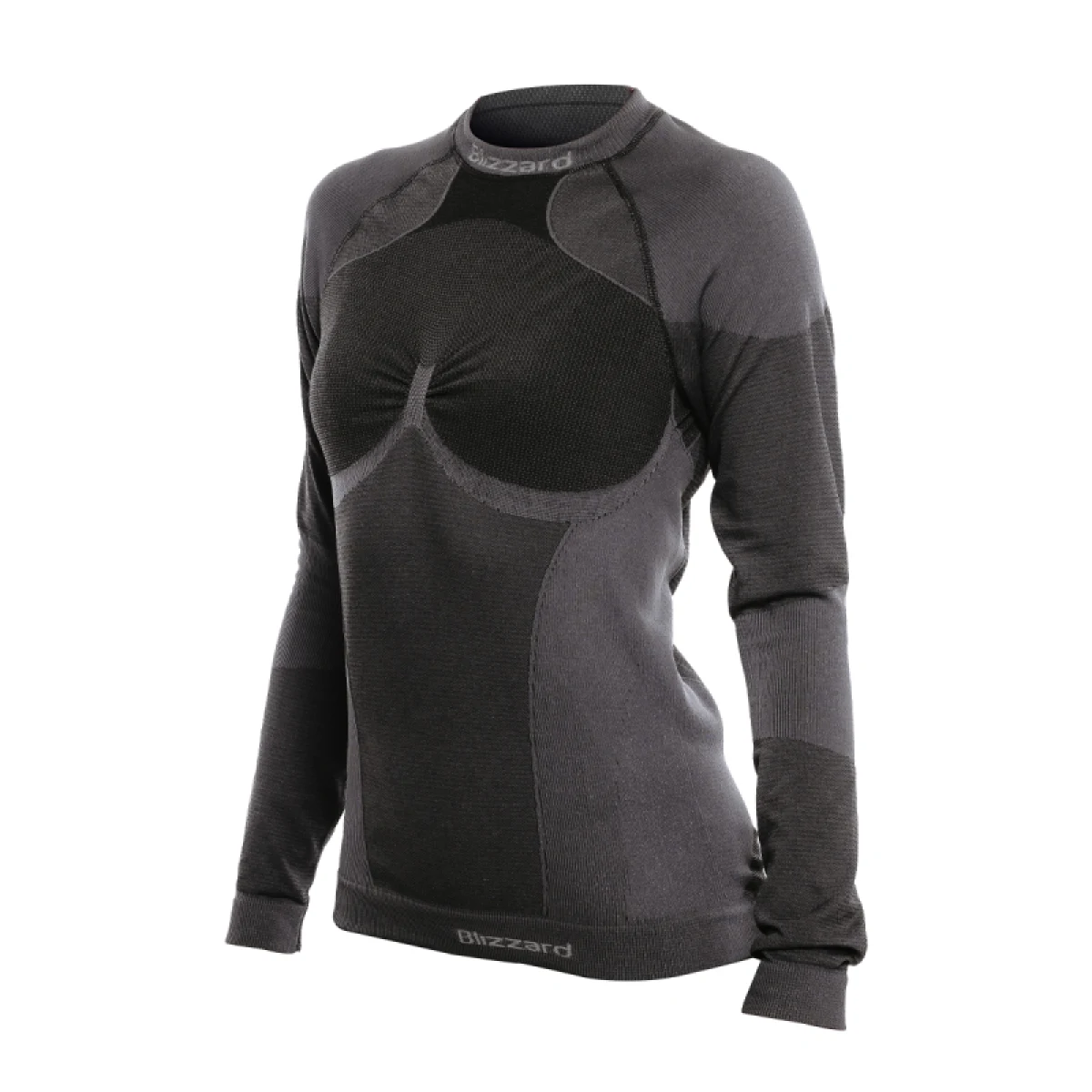 Dámské termo tričko s dlouhým rukávem BLIZZARD W2W Essential long sleeve, grey · záber 3
