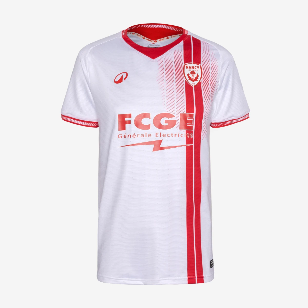 KIPSTA Oficiálny domáci dres AS Nancy Lorraine 25/26 biely 2XL · záber 1