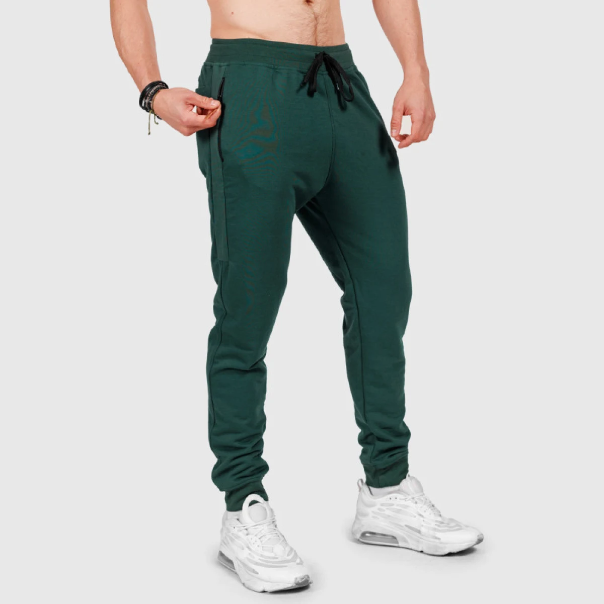 Pánske tepláky Iron Aesthetics Grade, zelené · záber 4