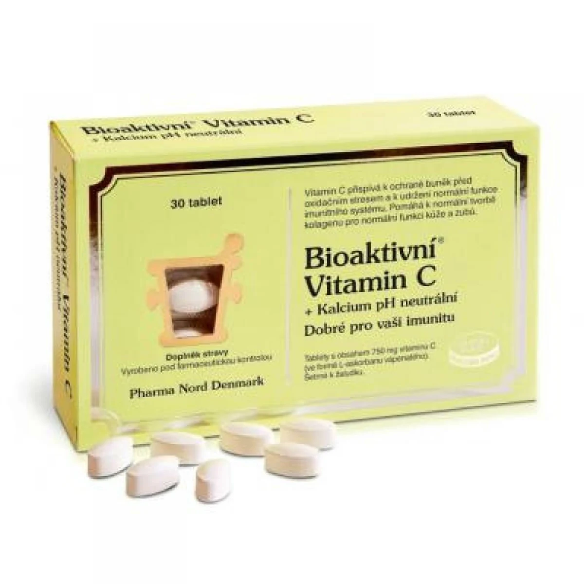 Bio-Vitamín C Forte +kalcium 30 tabliet · záber 1