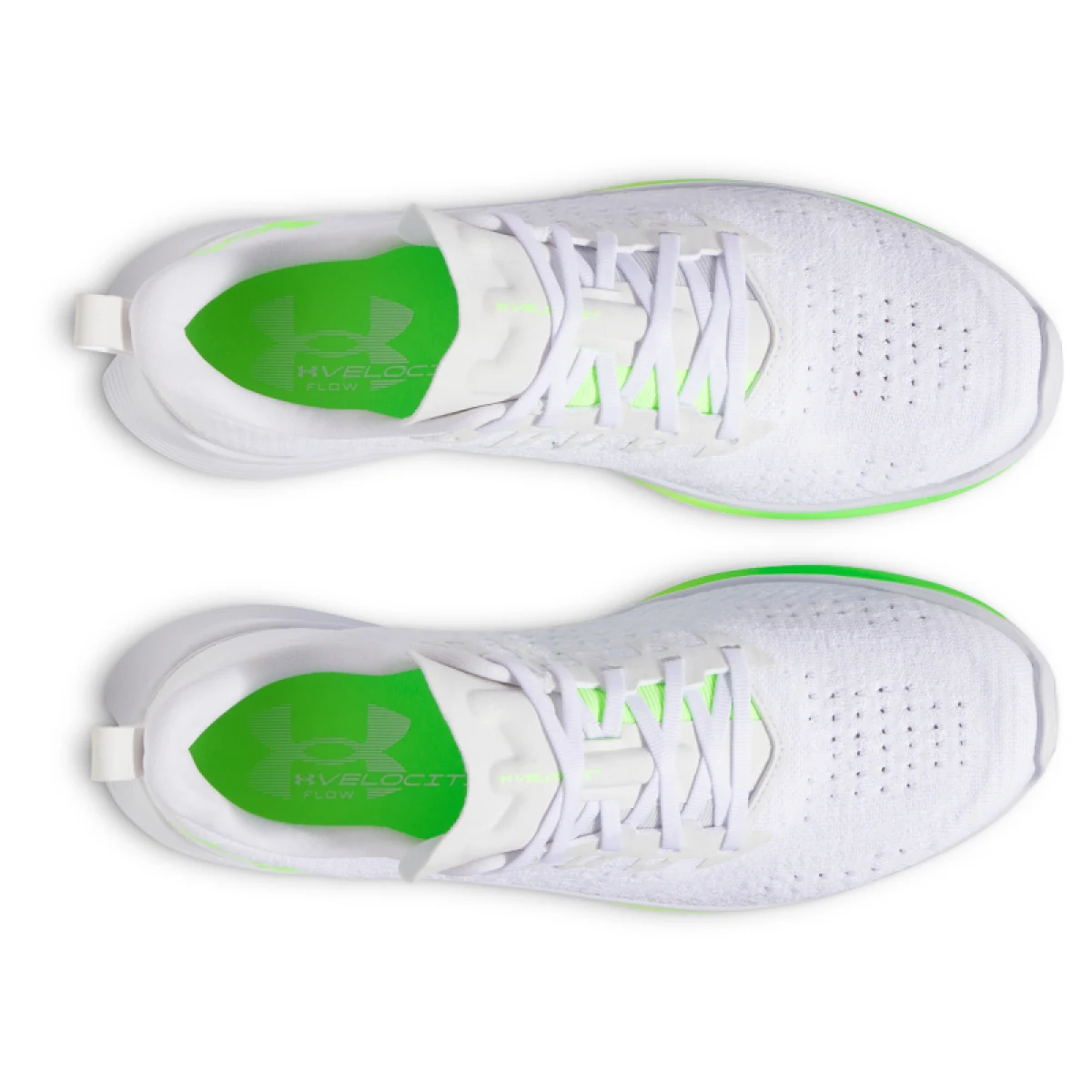 Pánská běžecká obuv UNDER ARMOUR UA Velociti 4 white white hyper green · záber 4