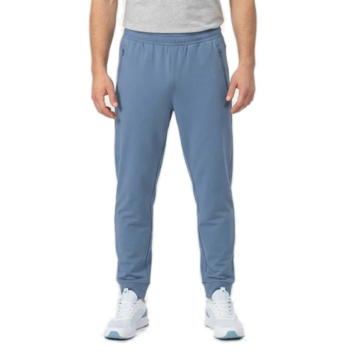 Pánske tepláky 4F TROUSERS FNK M1046-32M-DENIM MELANGE · záber 1