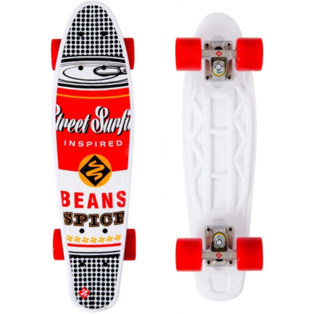 Pennyboard STREET SURFING POP BOARD Souper Black Dot 100kg 5+ 55cm BLK · záber 1