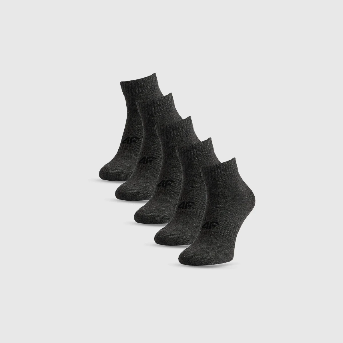 Ponožky krátké (5-pack) pánské - šedé · záber 1
