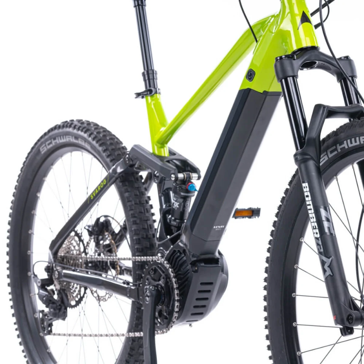Levit Svarog BF Overstep 630 29"-27,5" - model 2024 Lime black pearl - XL (20,5", 185-195 cm) · záber 4