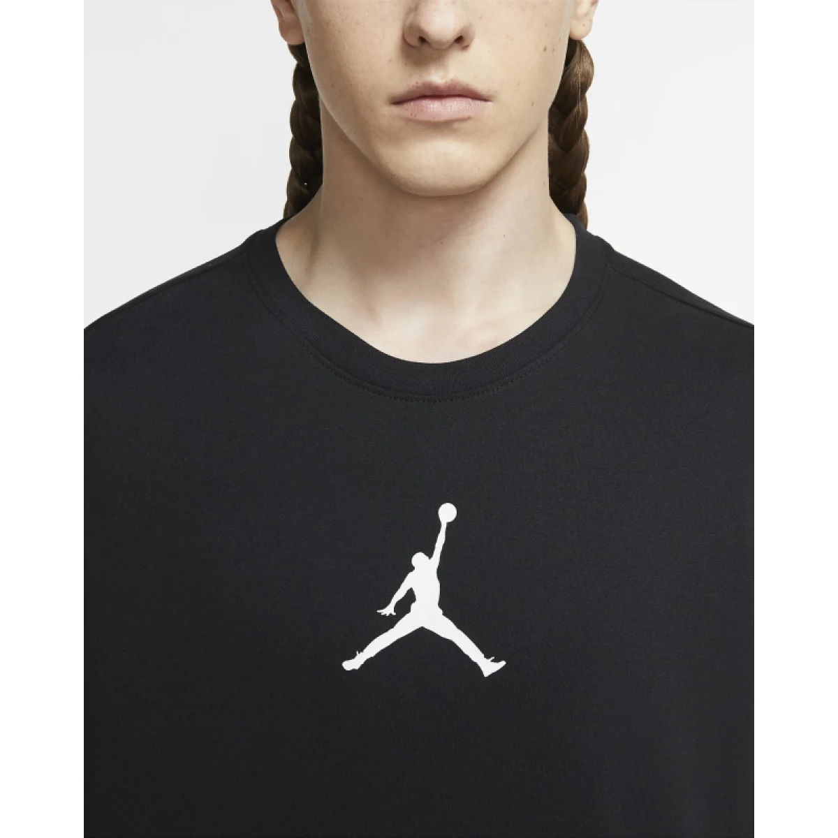 Pánské tričko s krátkým rukávem NIKE JORDAN M J JUMPMAN DF SS CREW-010-Black · záber 3