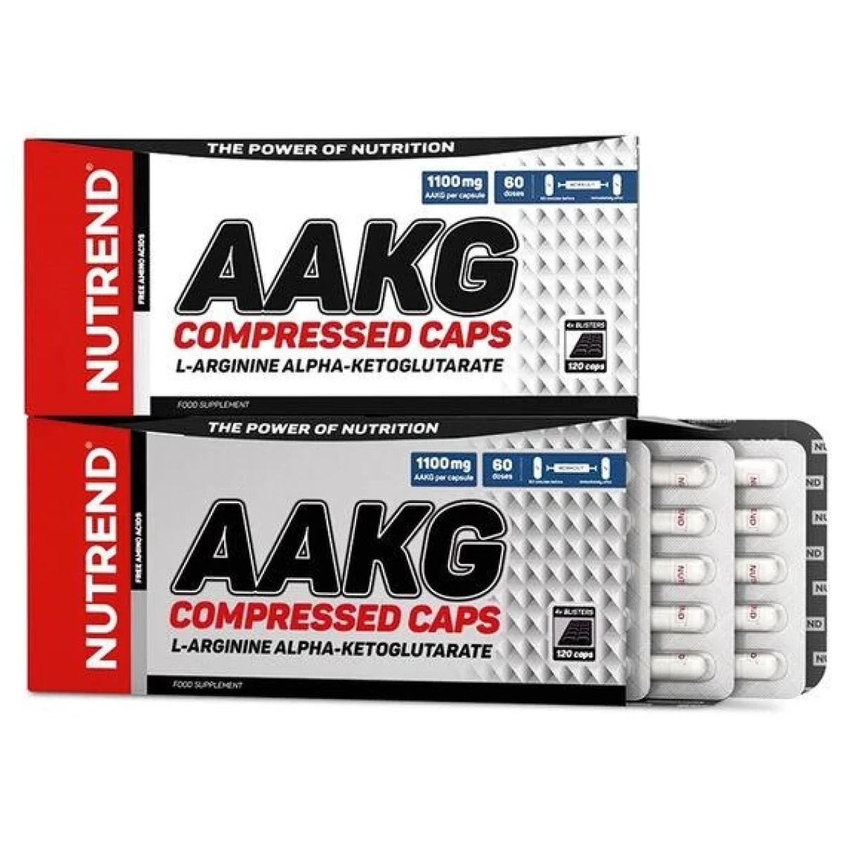Nutrend AAKG Compressed Caps 120 kapslí · záber 1