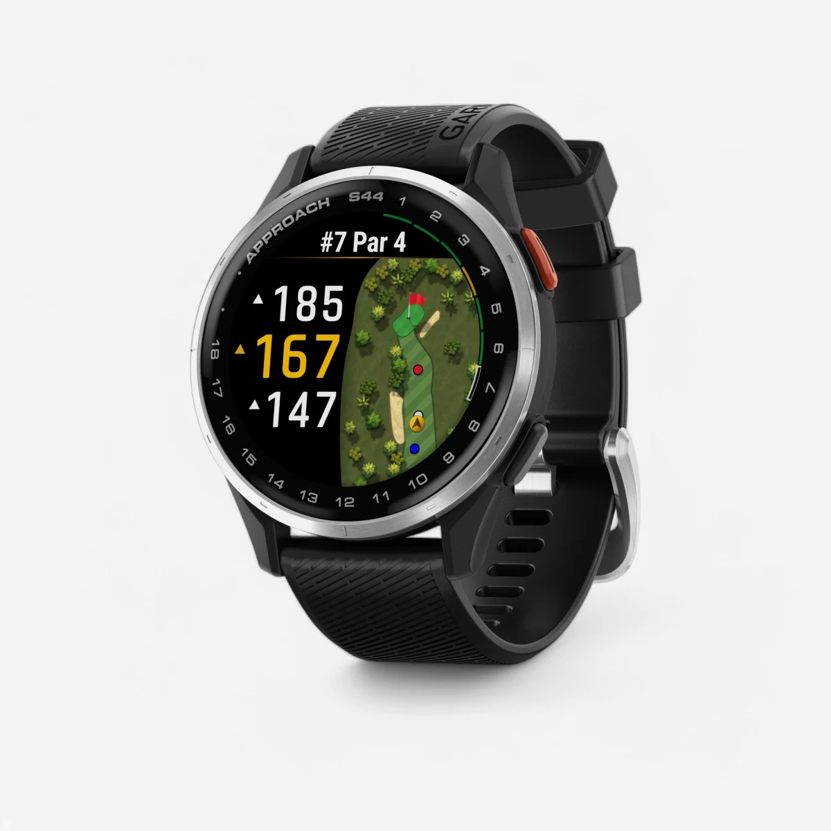 GARMIN Garmin S44 golfové hodinky čierno-strieborné bez · záber 1