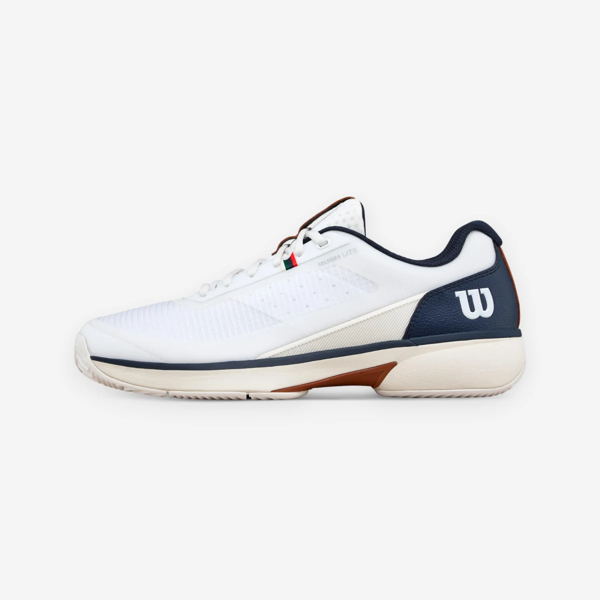 WILSON WILSON Rush Pro Lite pánska tenisová obuv na antuku bielo-zeleno-modrá 40 · záber 1