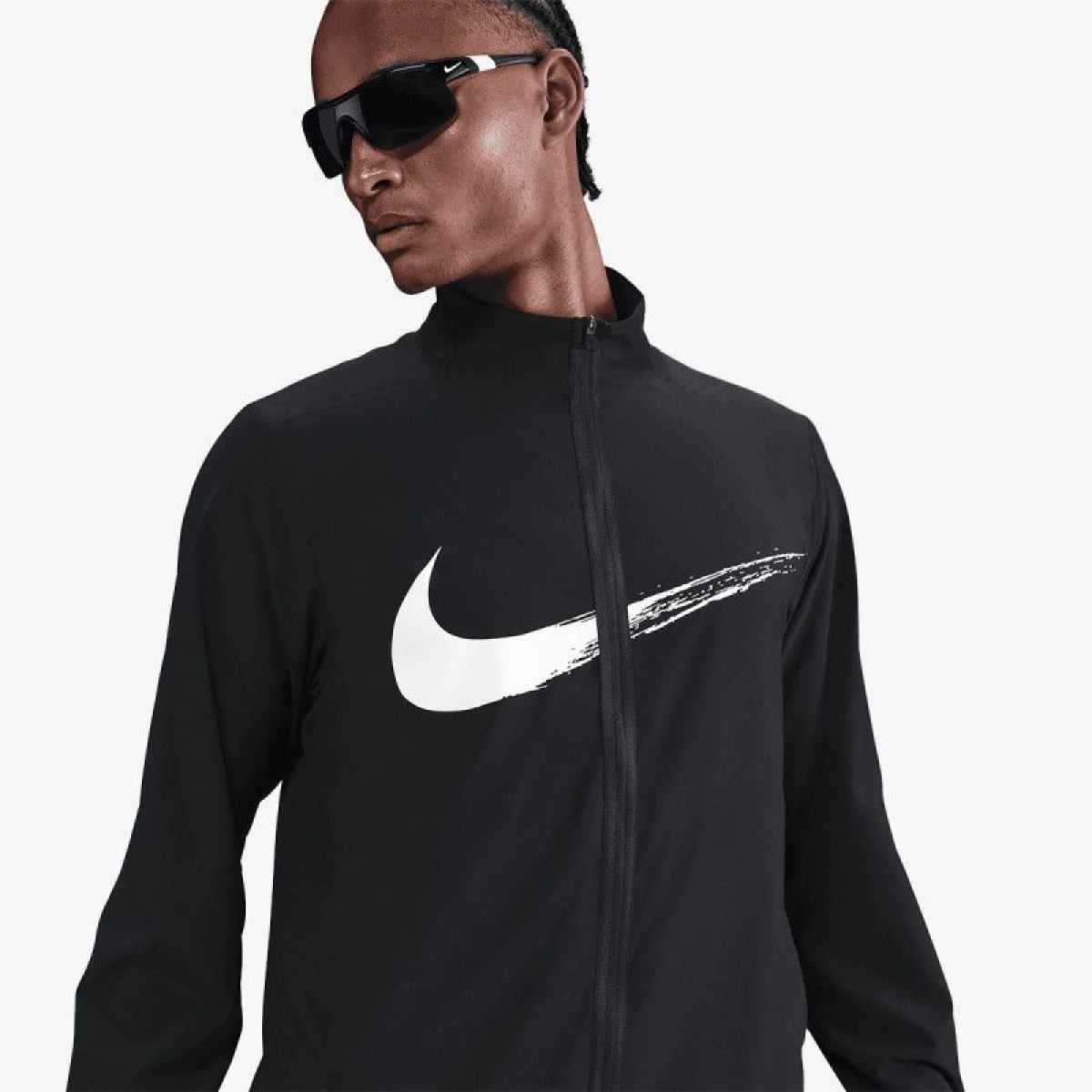 Pánska tréningová bunda NIKE M NK DF FORM JKT GFX BLACK WHITE · záber 2