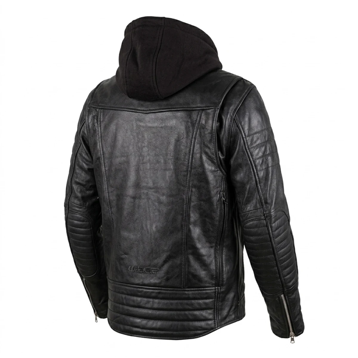 Kožená moto bunda W-TEC Murayo Farba čierna, · záber 4